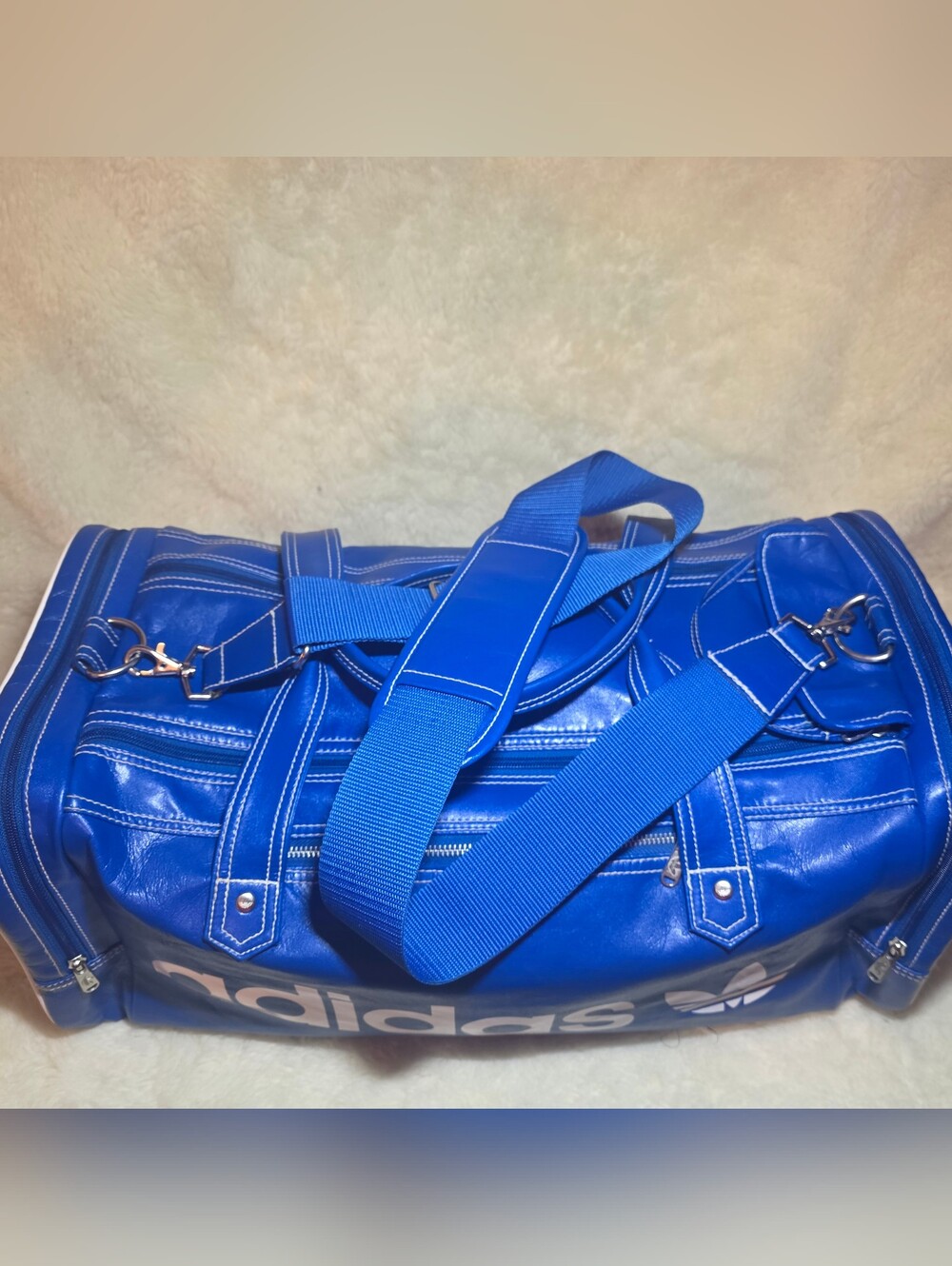 VNTG 2009 Adidas Originals Adicolor Teambag Blue A43008 - NEAR MINT CONDITION - Picture 5 of 16